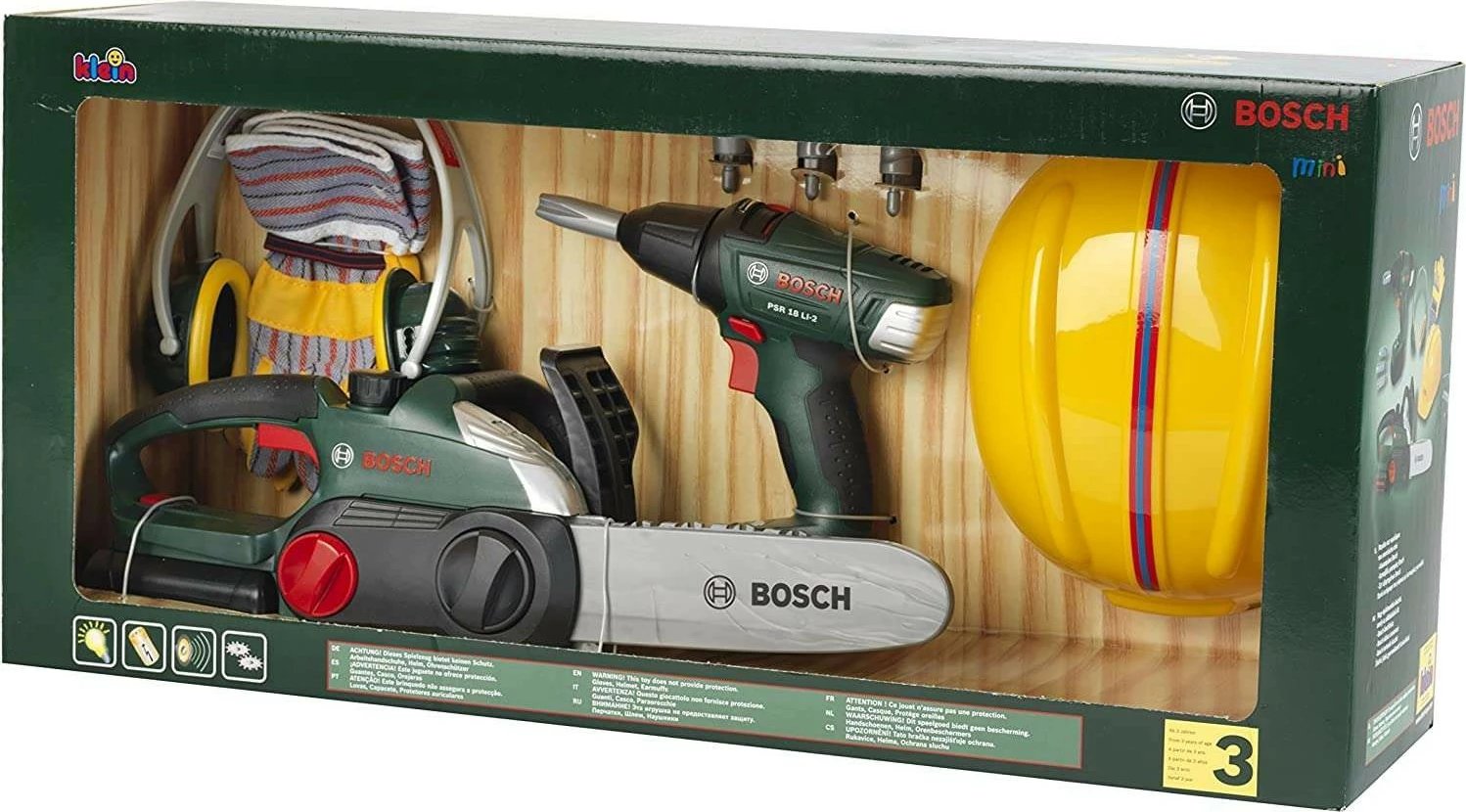 Set lodrash Bosch për fëmijë, Klein 8577, pa bateri, shumëngjyrësh