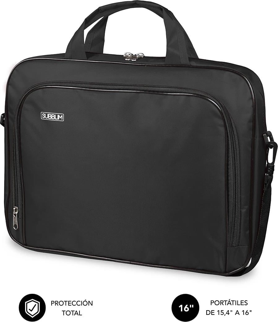 Çantë laptopi SUBBLIM Oxford 15,4-16" e zezë
