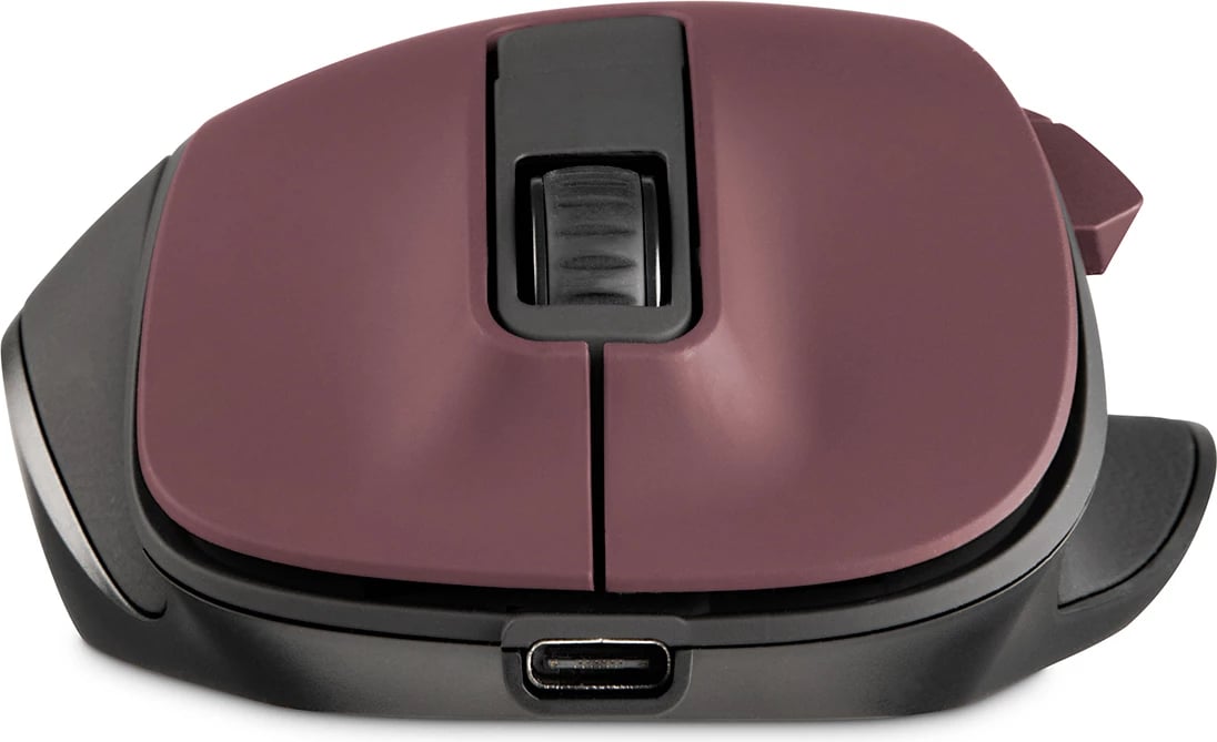 Maus wireless Hama MW-500 V2 Recharge, 1600 DPI, me bateri të integruar, Burgundy
