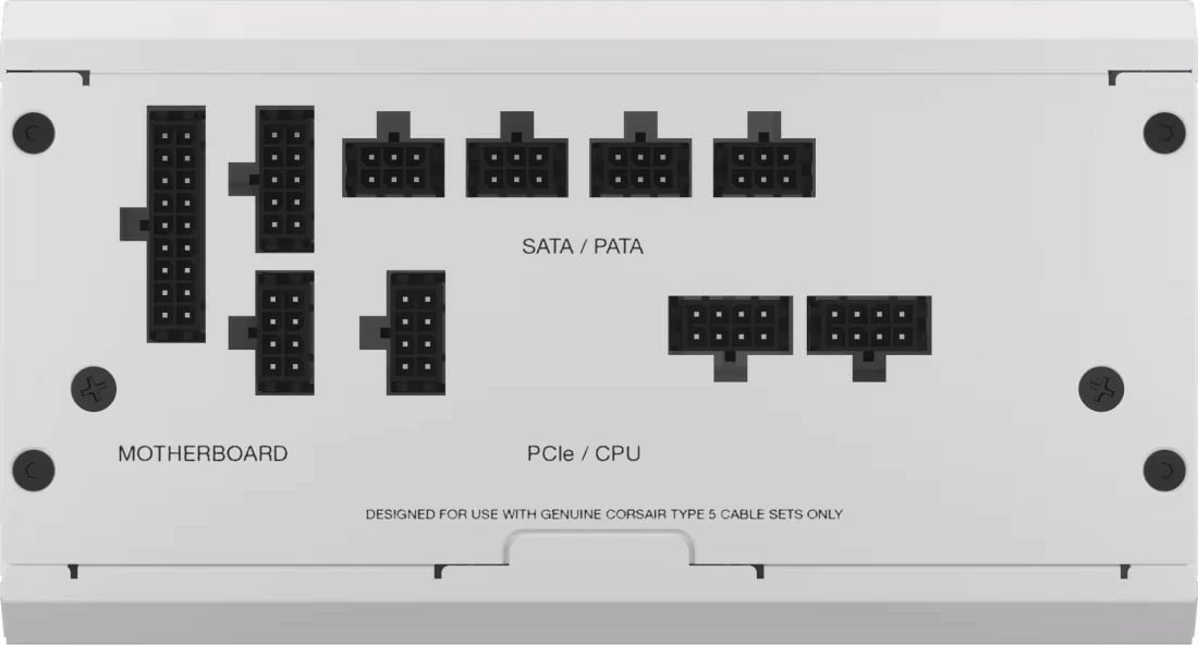 Kasë furnizimi Corsair RM750X SHIFT, 750 W, 80 PLUS Gold, ATX, e bardhë