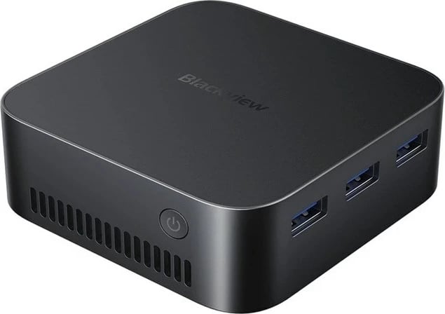 Kasë mini PC Blackview MP80, Intel N95, 16GB RAM, 512GB SSD, Windows 11 Pro, e zezë