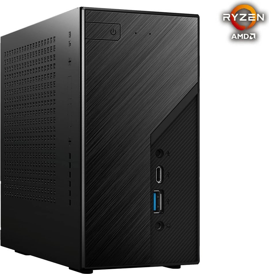 Kasë mini PC ASRock DESKMINI X300, Socket AM4, DDR4, HDMI/DP/USB-C, e zezë