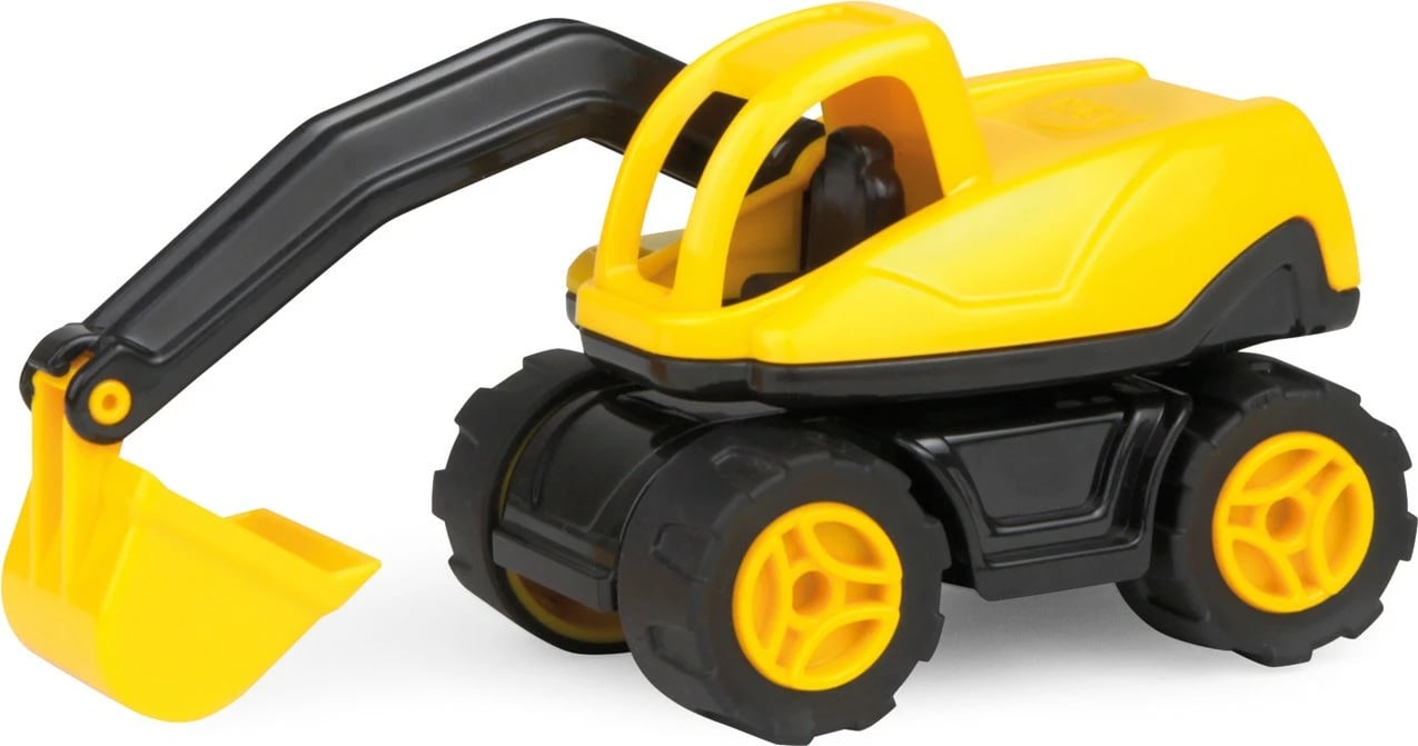 Ekskavator lodër Lena Workies, plastikë ABS, për djem, e verdhë/e zezë Ekskavator lodër Lena Workies, plastikë ABS, për djem, e verdhë/e zezë