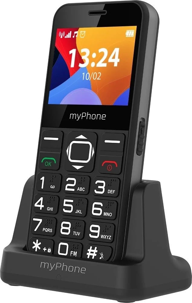 Celular myPhone Halo 3, memorje e brendshme 32MB, ngjyrë e zezë