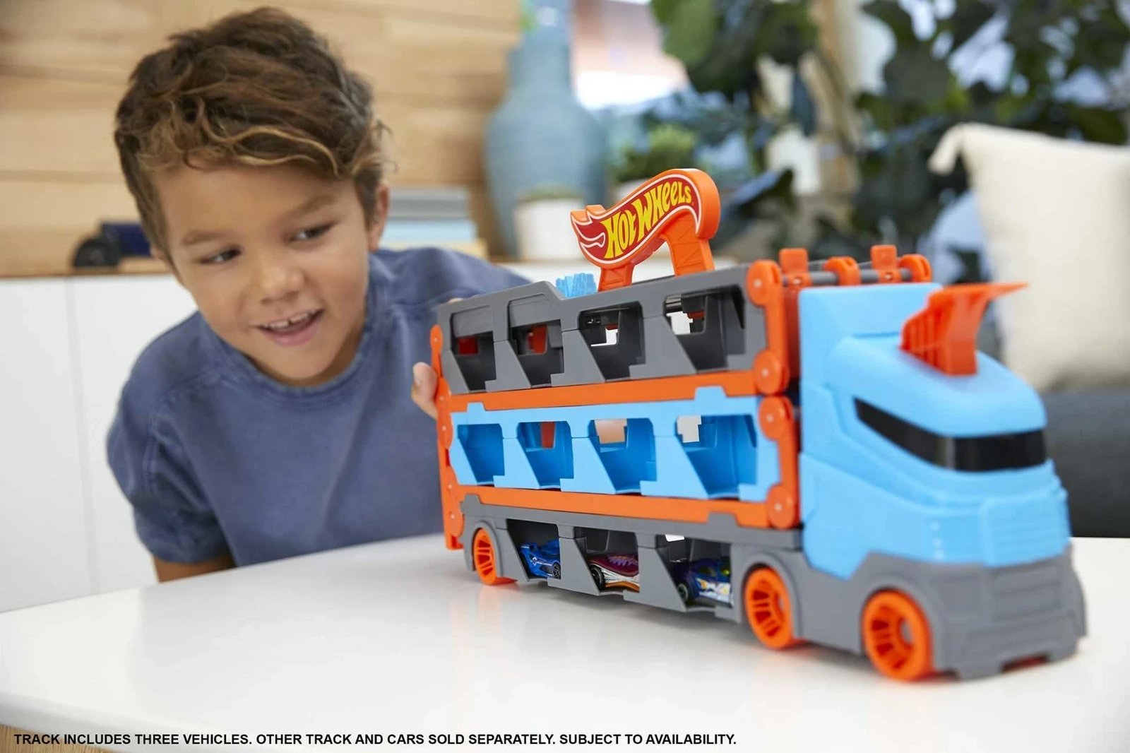 Hot Wheels City Speedway Hauler, MATTEL, Multi