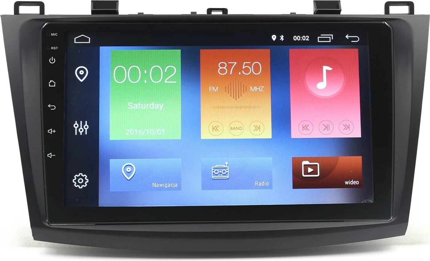Radio GPS navigacioni për Mazda 6 2008-2012, Android, 8/128 GB, E zezë