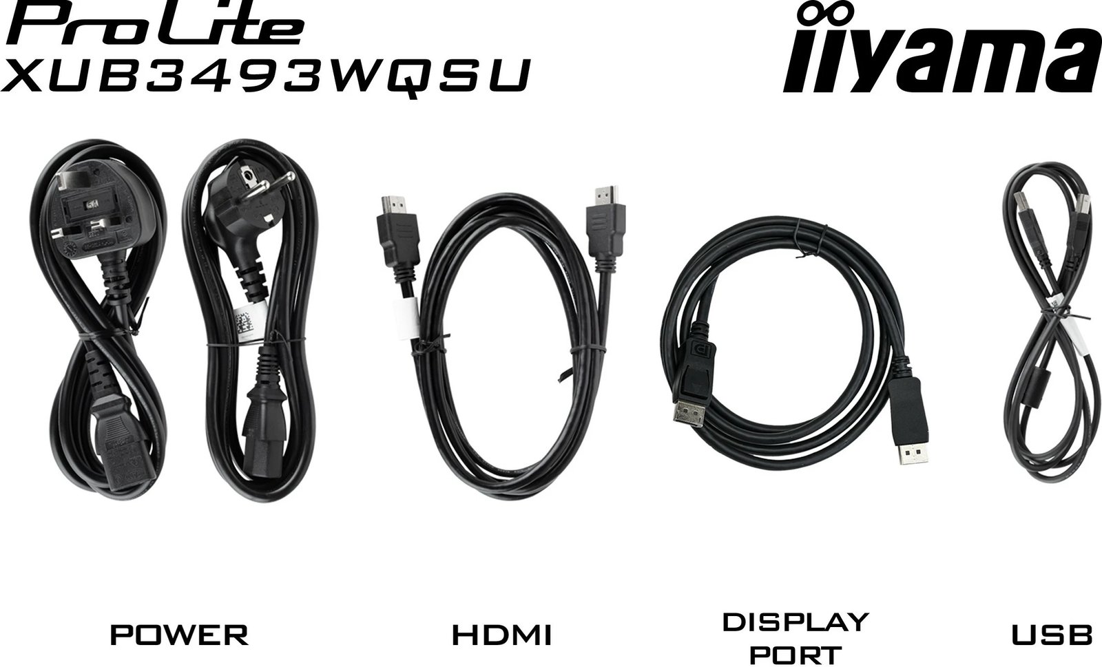 Monitor iiyama ProLite XUB3493WQSU-B6, 34 inç, IPS, 3440x1440, 120Hz, i zi