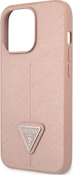 Mbështjellës Guess GUHCP13LPSATLP për iPhone 13/13 Pro 6.1", rozë
