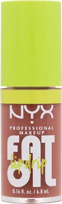 Lip Oil për femra NYX Professional Makeup Fat Oil Lip Drip 10 Splash Of Cream e kuqe 4,8ml