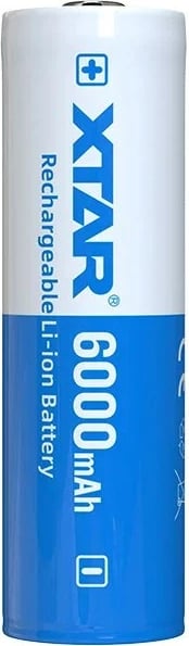Bateri rikarikueshme XTAR 21700, 6000 mAh, 3.6V, Li-Ion, 1 copë