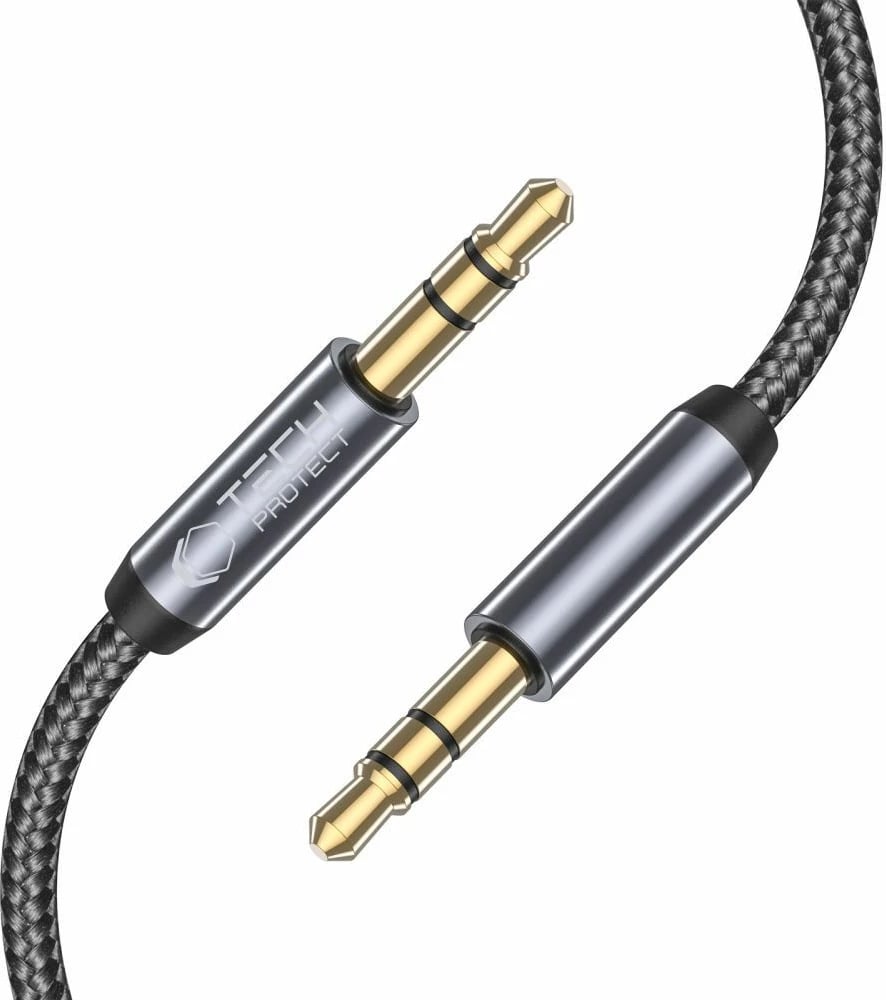 Kabllo audio Tech-Protect UltraBoost, 3.5mm mini jack në 3.5mm mini jack, 1.5m, e zezë Kabllo audio Tech-Protect UltraBoost, 3.5mm mini jack në 3.5mm mini jack, 1.5m, e zezë