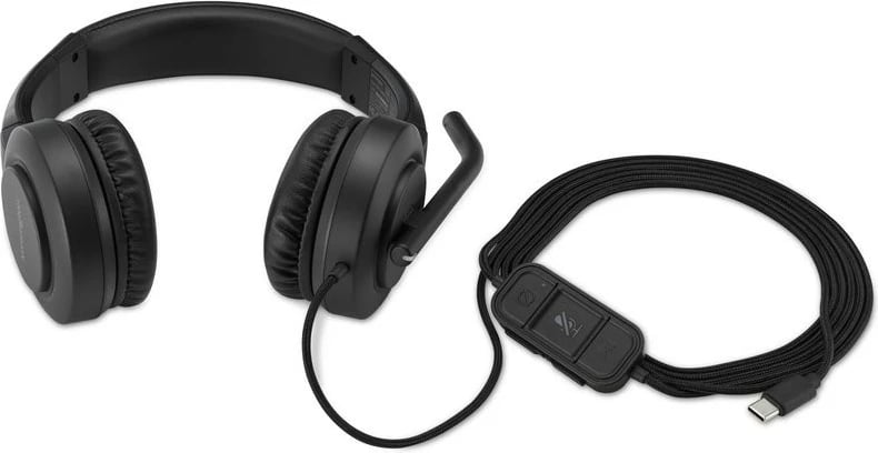 Kufje Kensington H1000 me mikrofon, USB-C, të zeza