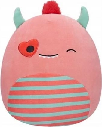 Lodër pelushi Squishmallows Monster Willett 30cm, rozë