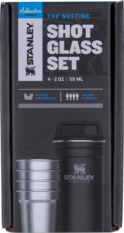 Gotë metalike Stanley Adventure Matte Black 4 X 60 ml Gotë metalike Stanley Adventure Matte Black 4 X 60 ml
