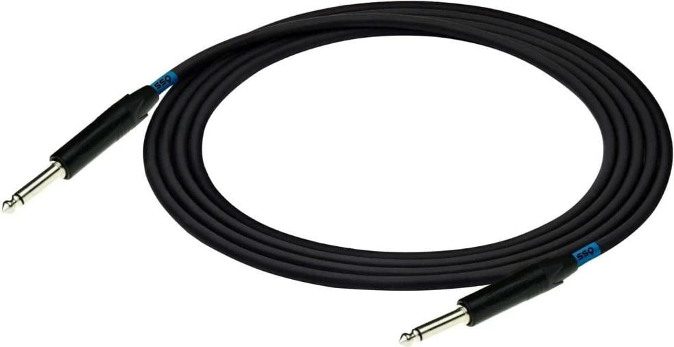 Kabëll TS-TS SSQ JMPJMP2 Pro, 6.3 mm mono jack, 2 m, i zi