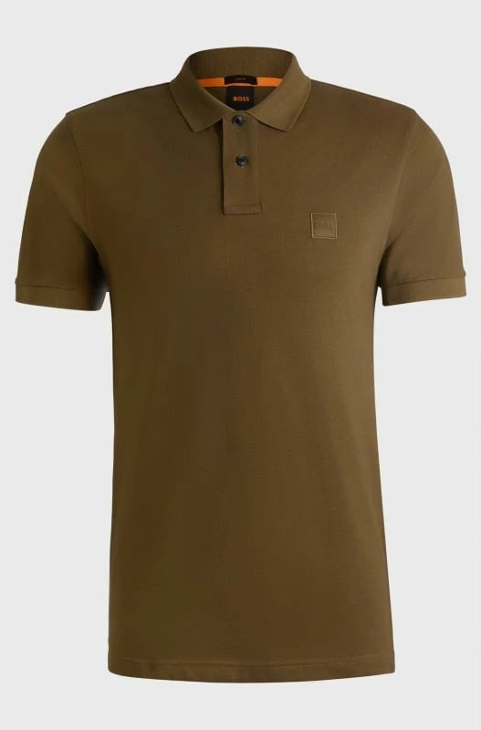 Maicë polo Boss për meshkuj, kafe