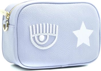 Çantë Chiara Ferragni, femra, e kaltër e çelët