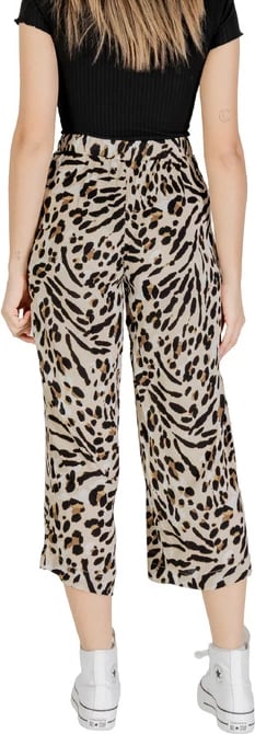 Pantallona femra Ichi, beige