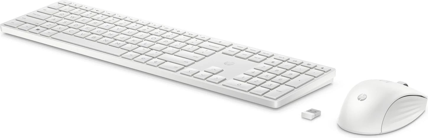 Set tastierë dhe maus HP 650, Wi-Fi, e bardhë