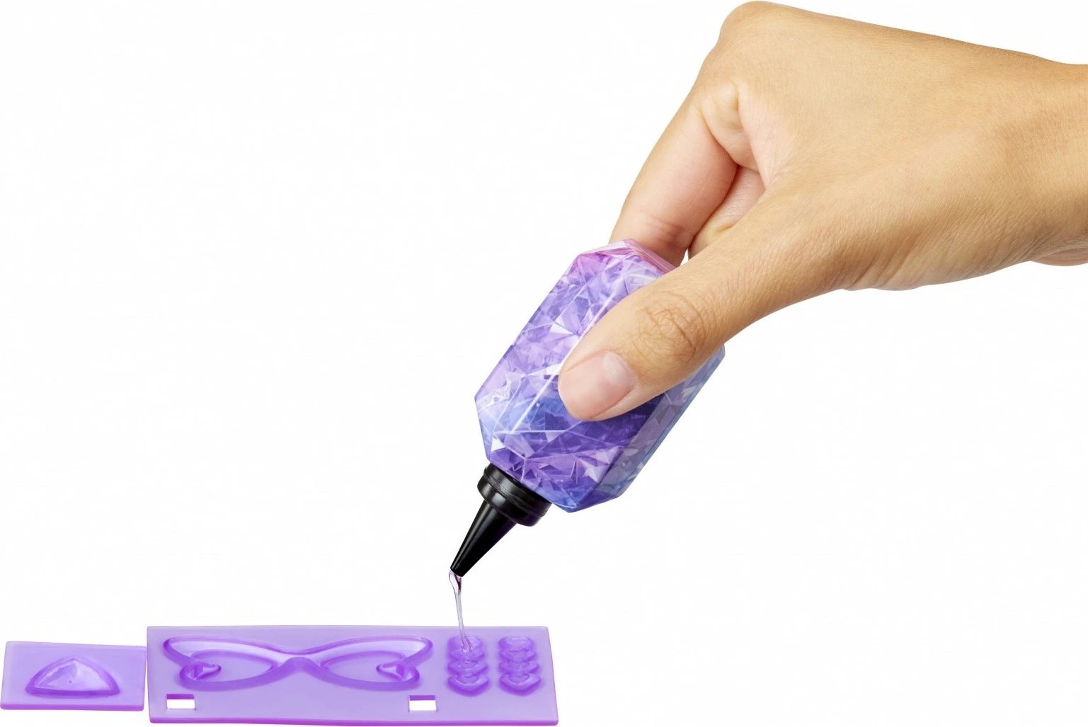 Set lodër Rainbow High Creative Crystals, Violet, me aksesorë të personalizueshëm