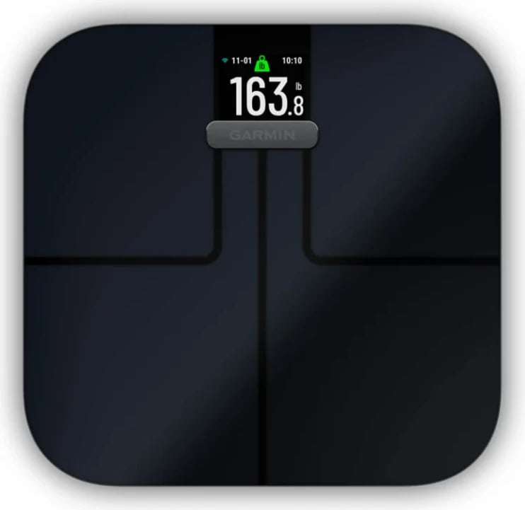 Peshore inteligjente Garmin Index™ S2, e zezë