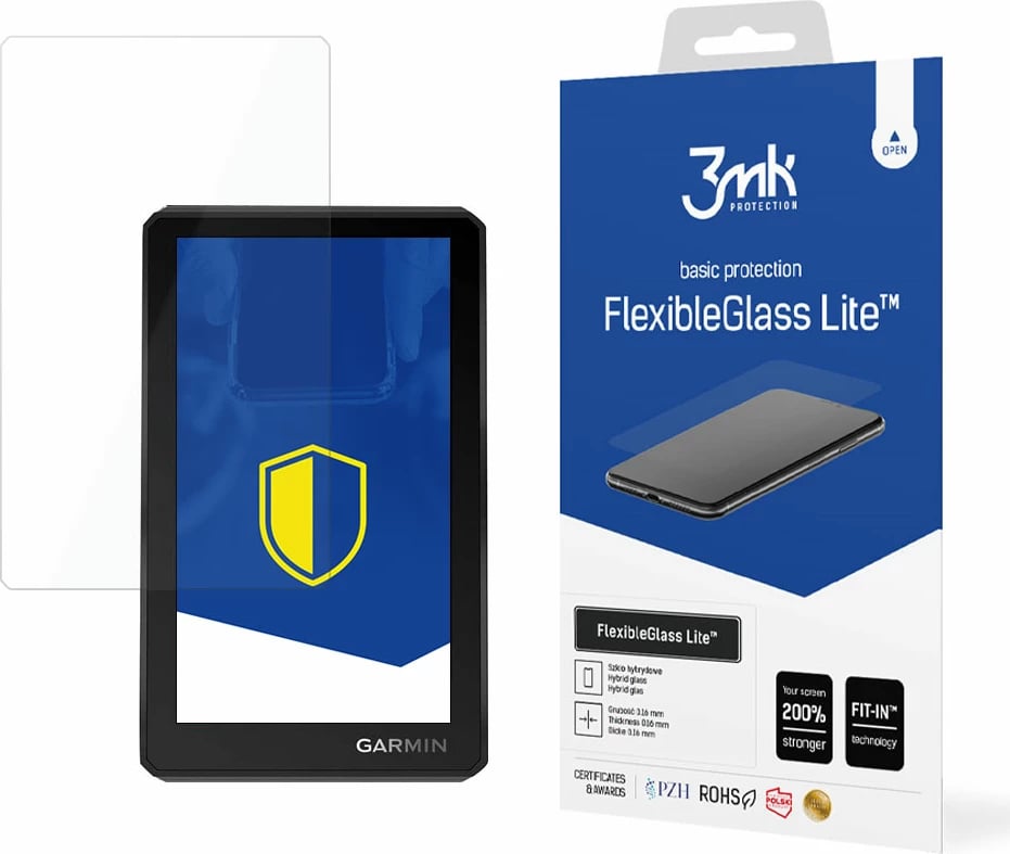 Xham mbrojtës 3mk FlexibleGlass Lite për Garmin Zumo XT, i tejdukshëm