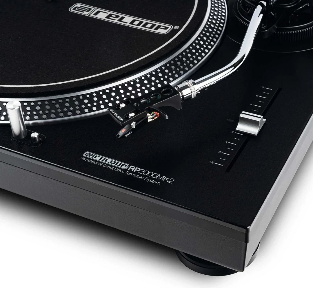 Pllakë DJ Reloop RP-2000 MK2, Direct drive, E zezë