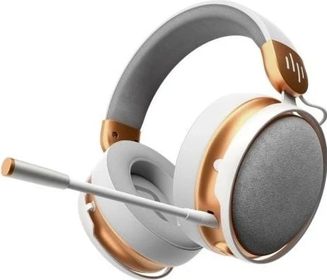 Kufje gaming Dark Project SONO Wireless, Bluetooth, mikrofon i ndashëm, bardhë