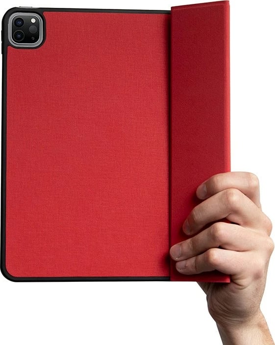 Mbështjellës CRONG FlexFolio për iPad Air 11, iPad Pro 11, me funksion për Apple Pencil, Kuq