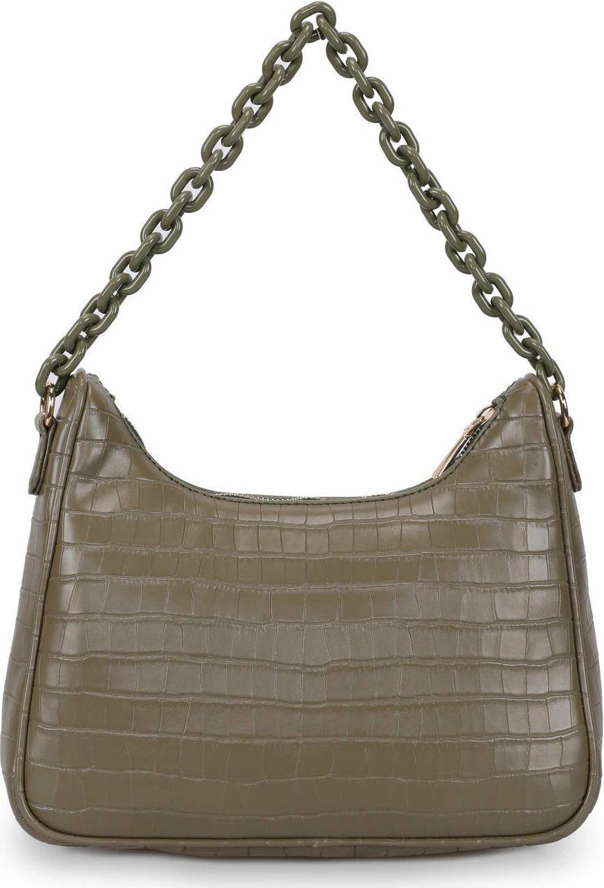 Çantë krahu ngjyrë jeshile, Croco, Lucky Bees, 265