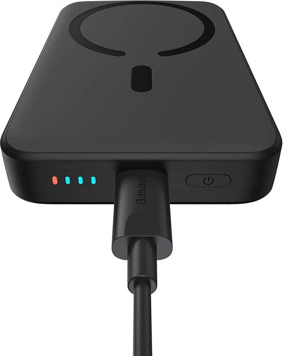 Powerbank Baseus Magnetic Mini 10000mAh, 20W, MagSafe, e zezë