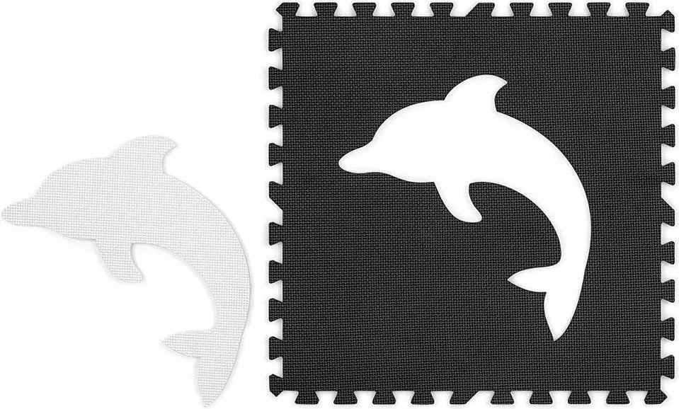 Tapet puzzle prej shkumës, Milly Mally Jolly 2x2, 148.5 x 148.5 cm, trashësi 1.2 cm, 24 copë, gri