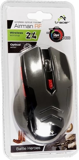 Maus gaming Tracer Airman TRAMYS44241, wireless, 1600 dpi, i zi