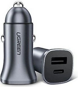 Karikues makine UGREEN 24W, USB Type-C/USB, Universal, Gri