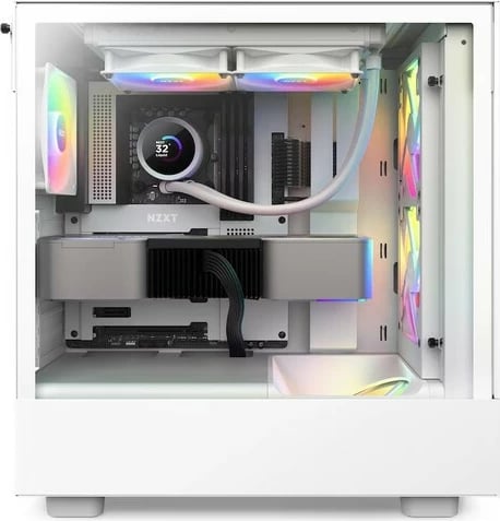 Kasë ftohje me ujë NZXT Kraken 240 RGB LCD, RL-KR240-W1, e bardhë