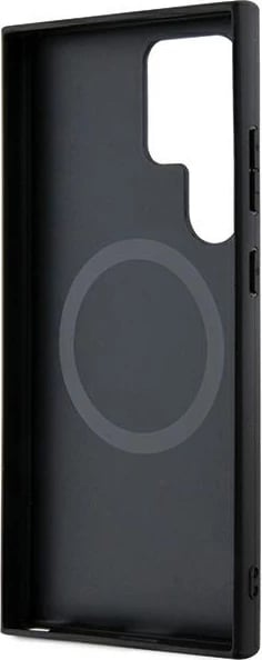 Mbështjellës Ferrari Hot Stamp V Lines MagSafe për Samsung Galaxy S24 Ultra, i zi