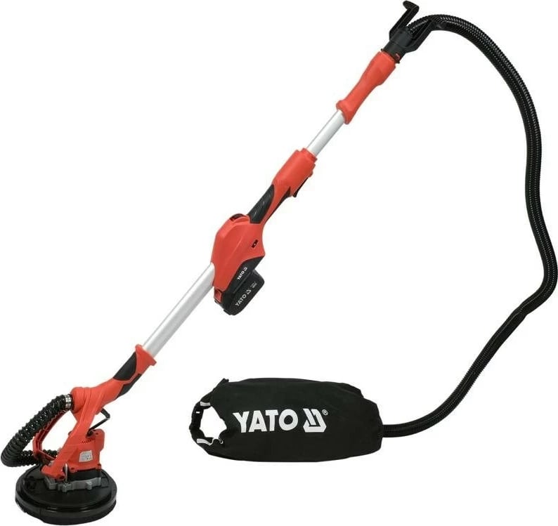 Lëmues portativ YATO YT-82360, me bateri 18V, 3 kg, Kuqe