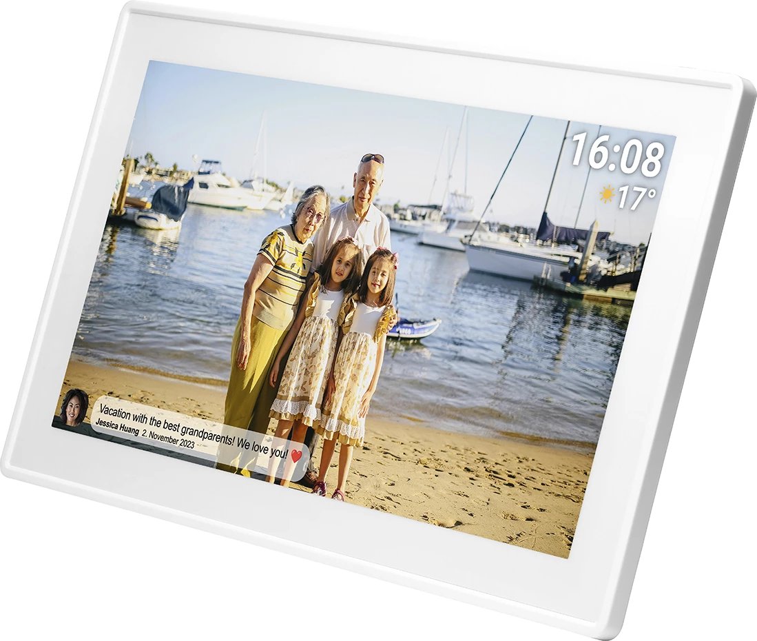 Kornizë digjitale Denver Frameo PFF-1515W, 15.6", 16 GB, Full HD, e bardhë