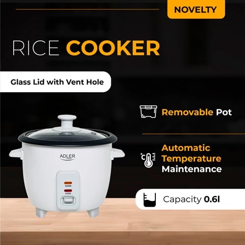 Gatuese orizi, Adler AD 6418, 0.6L, 300W