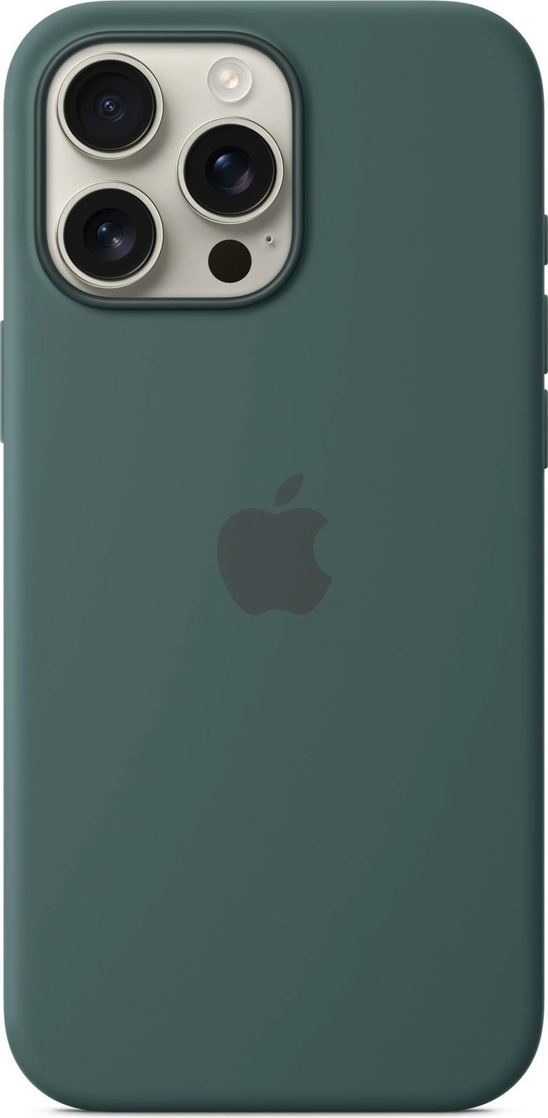Mbështjellës silikonik Apple iPhone16 Pro Max me MagSafe, Lake Green