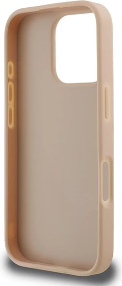 Mbështjellës DKNY Checkered Pattern & Printed Stripes për iPhone 16 Pro, Rozë