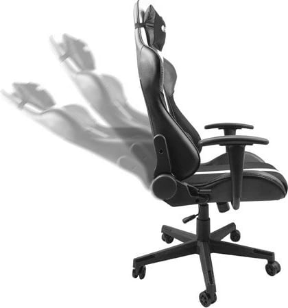 Karrige gaming Fury Avenger XL, Eco lëkurë, E zezë/E bardhë