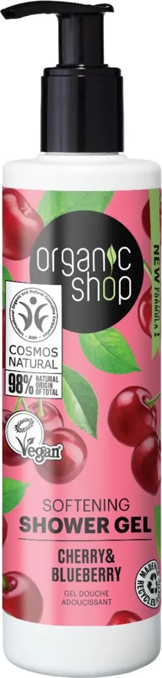 Xhel dushi Organic Shop Cherry & Blueberry unisex 280ml