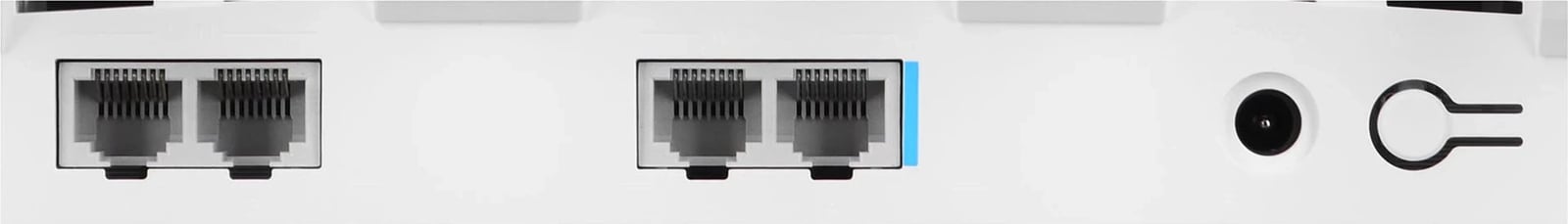 Router Wi-Fi 6 ZTE T3000, i bardhë