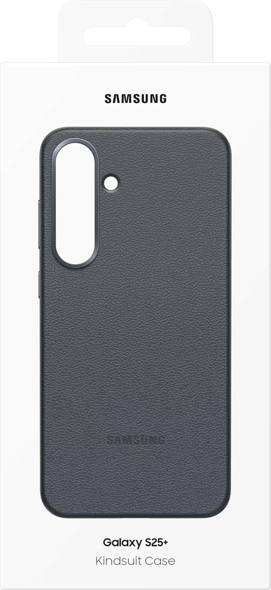 Mbështjellës Samsung Galaxy S25+, lëkurë sintetike, 17 cm (6.7"), zi