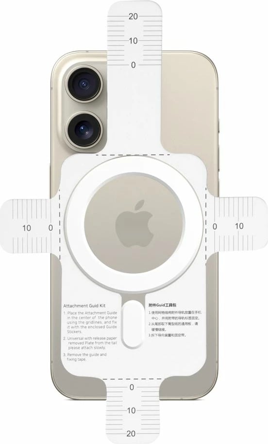 Pllakë magnetike MagSafe Tech-Protect MagMat, universale, e bardhë