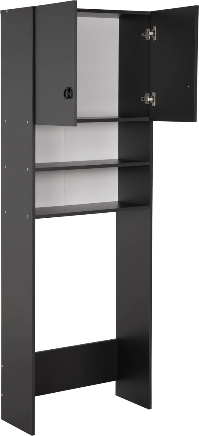 Mobilje për lavatriçe TERRY FH9122.13 me kabinet dhe rafte melamine gri 64x29x181H cm