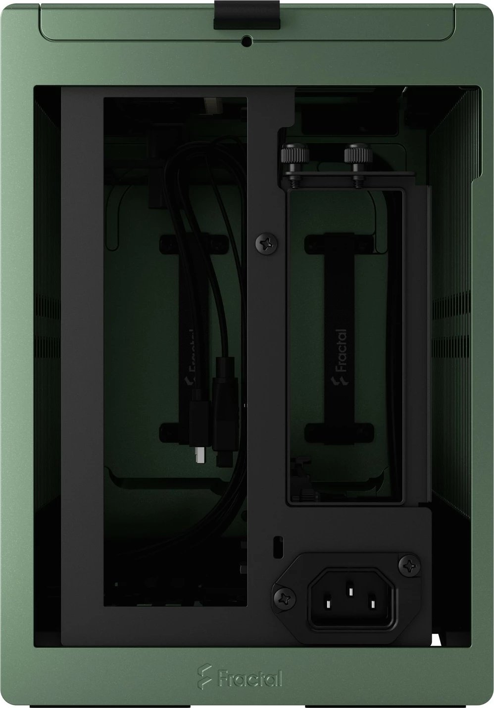 Kasë Fractal Design Terra Mini-ITX, alumini, arrë, jeshile Kasë Fractal Design Terra Mini-ITX, alumini, arrë, jeshile