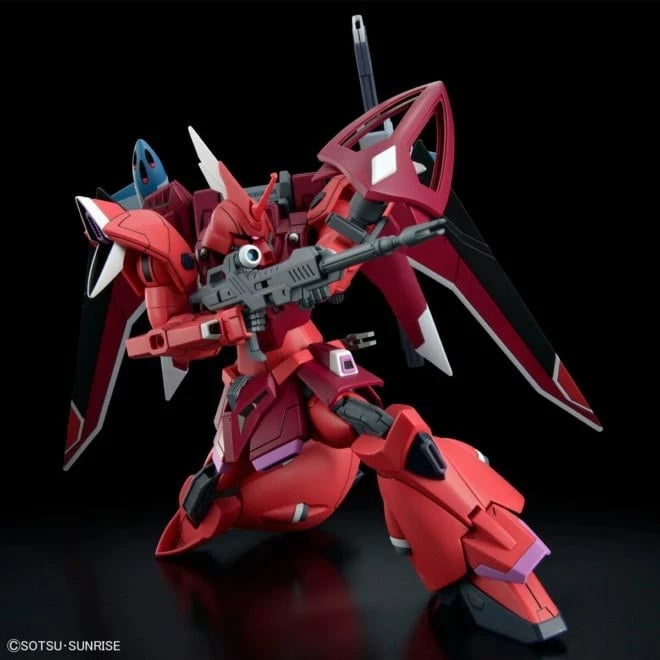 Model Bandai HGCE 1/144 GELGOOG MENACE, Lunamaria Hawke Custom, e kuqe