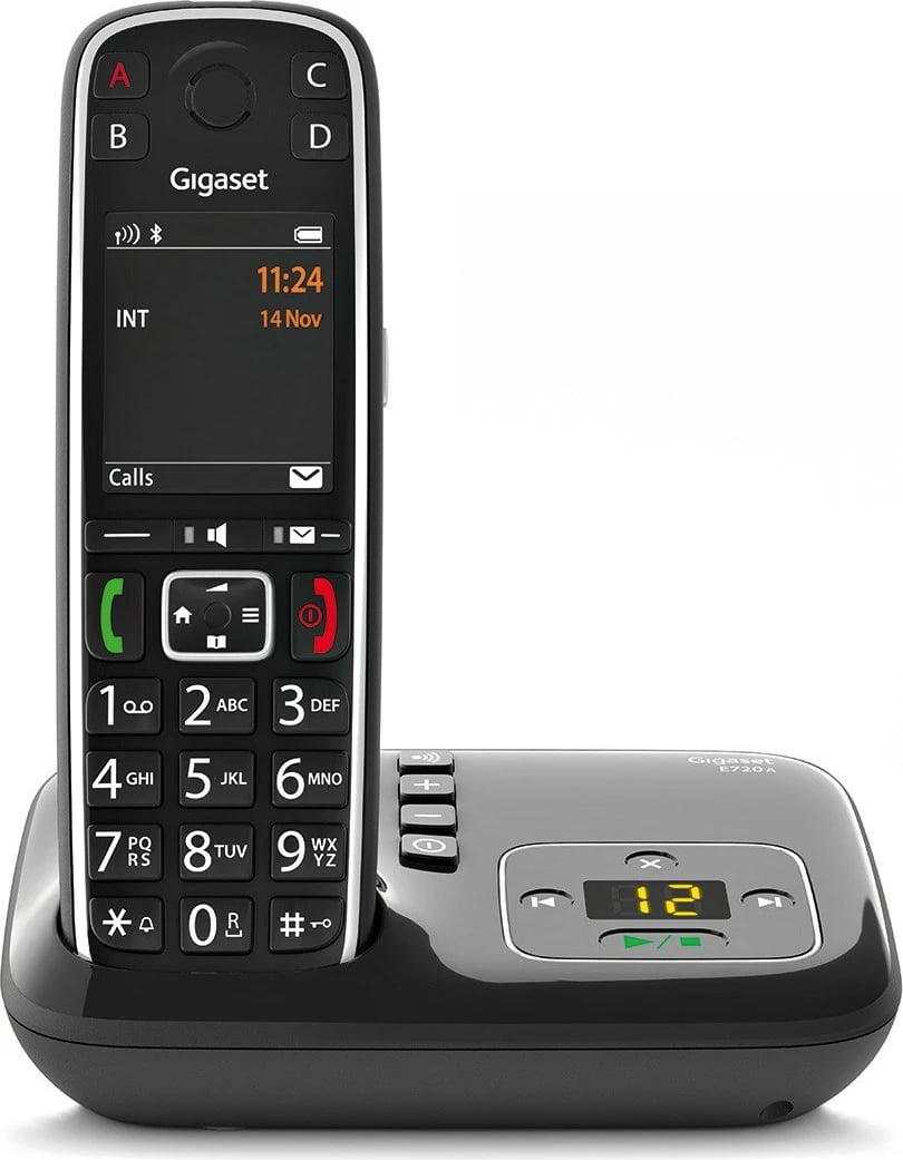 Telefon fiks pa tela Gigaset E720A, 200 kontakte, Bluetooth, sekretari, i zi